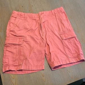 Men’s Size 36 Pink Nautical Cargo Shorts